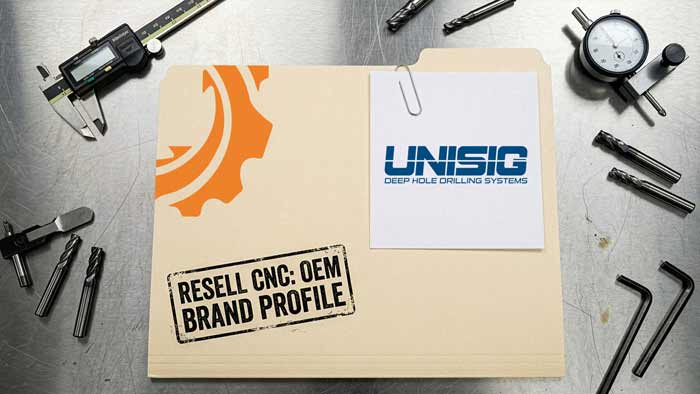 UNISIG Deep-Hole Drilling Systems | CNC Brand Profile | Resell CNC UNISIG deep-hole drilling machine with high-pressure coolant and long drill tooling, the gundrilling and BTA system used for deep, straight holes in aerospace, energy, and mold and die work.