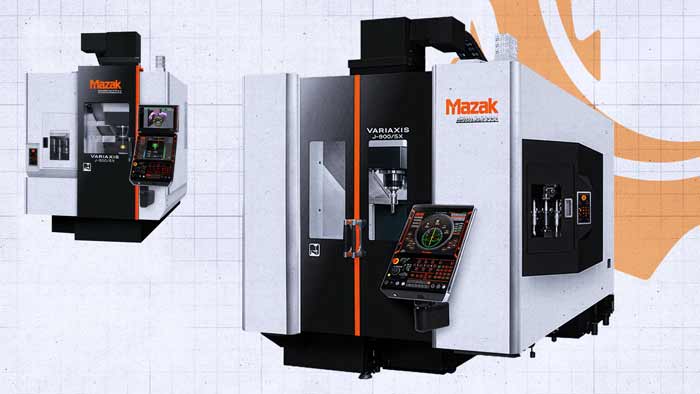Mazak VARIAXIS j 5-axis machining center, the family where the model suffix, not the spec table, decides what it can do.