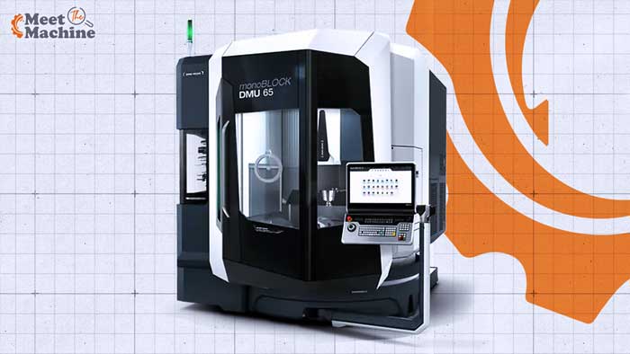 DMG MORI DMU 65 monoBLOCK 5-axis universal machining center for aerospace, mold and die, medical, and precision toolmaking, used DMU 65 buyer's guide from Resell CNC