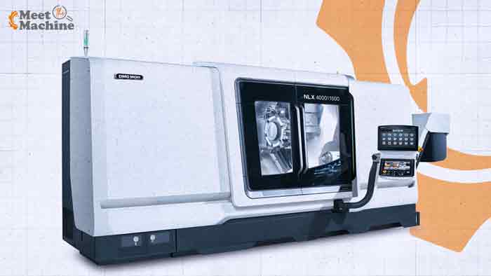 DMG MORI NLX 4000 large slant bed CNC turning center with BMT milling turret, the 2012 Mori Seiki design