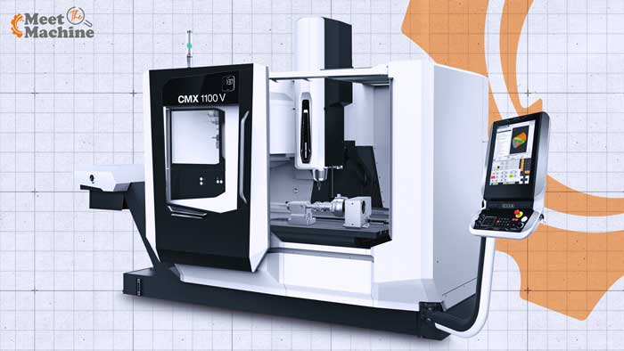 Used DMG Mori CMX 1100 V : DMG Mori Build, Value-Line Price | Meet the Machine | Resell CNC Used DMG Mori CMX 1100 V 3-axis vertical machining center with its 40-taper spindle and work table, the large-envelope model in the value-priced CMX V line.