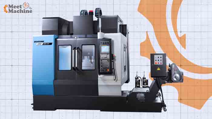 Used Doosan DMP 500/2SP twin-spindle vertical machining center with two spindles and two tool changers