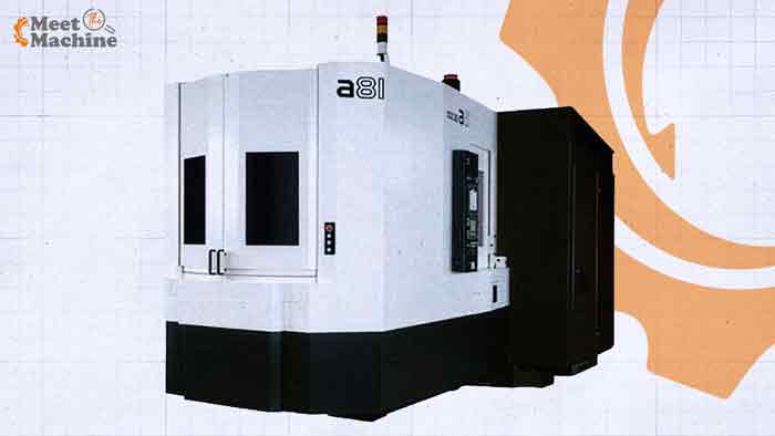 Makino a81 CNC Horizontal Machining Center with a 630 mm pallet, Meet the Machine series header