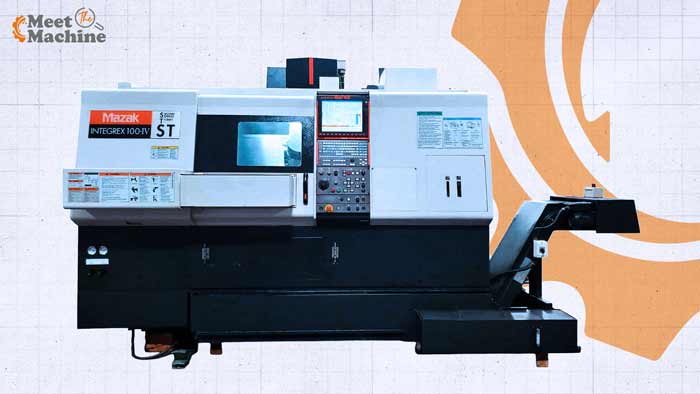 Mazak Integrex 100-IV ST – Multi-Tasking Turn-Mill Center Mazak Integrex 100-IV ST multi-tasking turn-mill center showing main spindle, sub spindle and lower turret