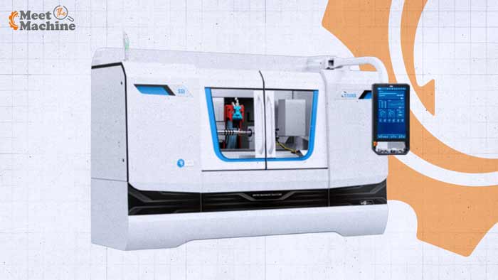 Studer S33 CNC Cylindrical Grinder with Meet the Machine series badge