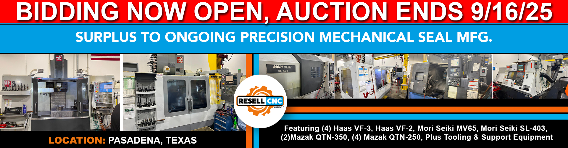 Seal Mfg Auction